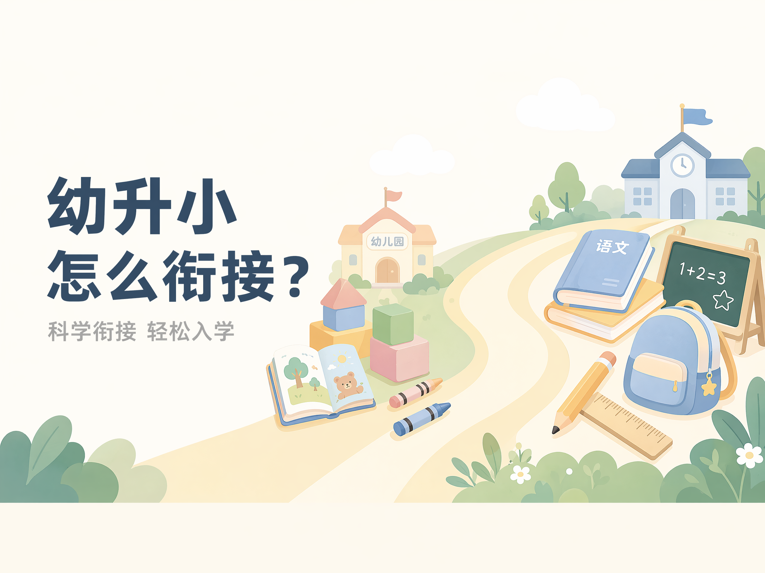 幼升小怎么衔接？抓准核心衔接点，孩子轻松适应小学生活