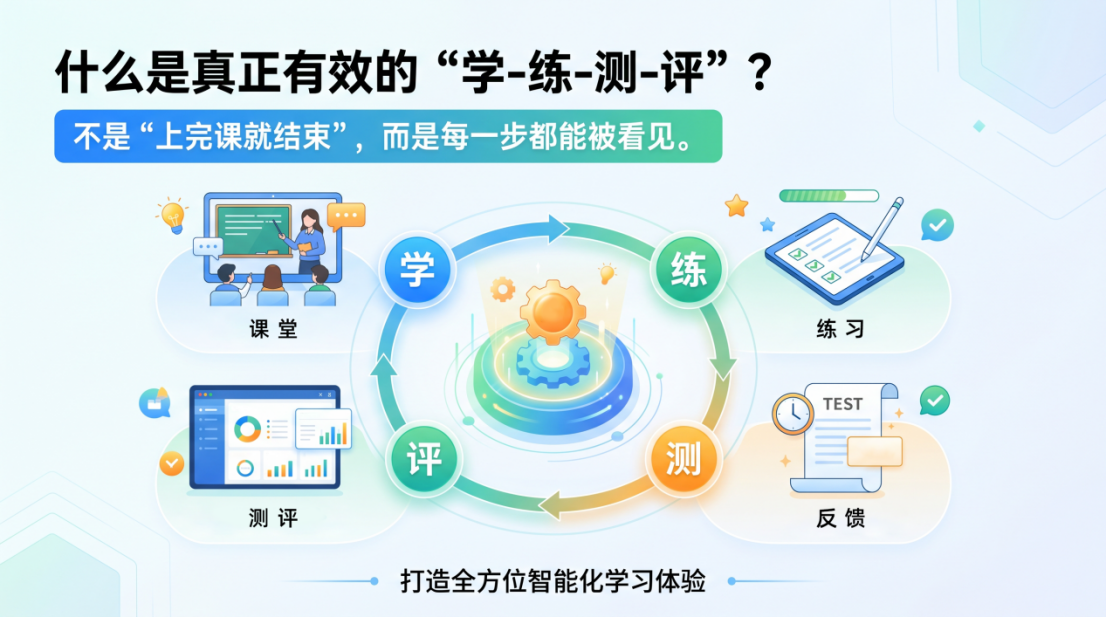 新东方比邻“学-练-测-评”闭环教学:什么是真正有效的学习?